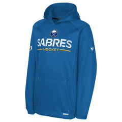 NHL Royal Buffalo Sabres Fanatics Youth Authentic Pro Rink Raglan Hoodie