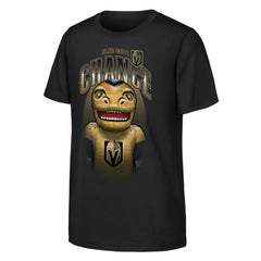 NHL Black Vegas Golden Knights Outerstuff Youth Mascot Highlight T-Shirt