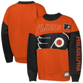 NHL Orange/Black Philadelphia Flyers Outerstuff Youth Impact Player Sweatshirt