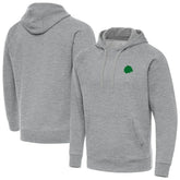 NHL Heather Gray Chicago Blackhawks Antigua St. Patrick's Day Victory Pullover Hoodie