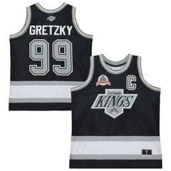 NHL Black Wayne Gretzky Los Angeles Kings Mitchell & Ness Unisex Maxxed Out Fashion Basketball Jersey