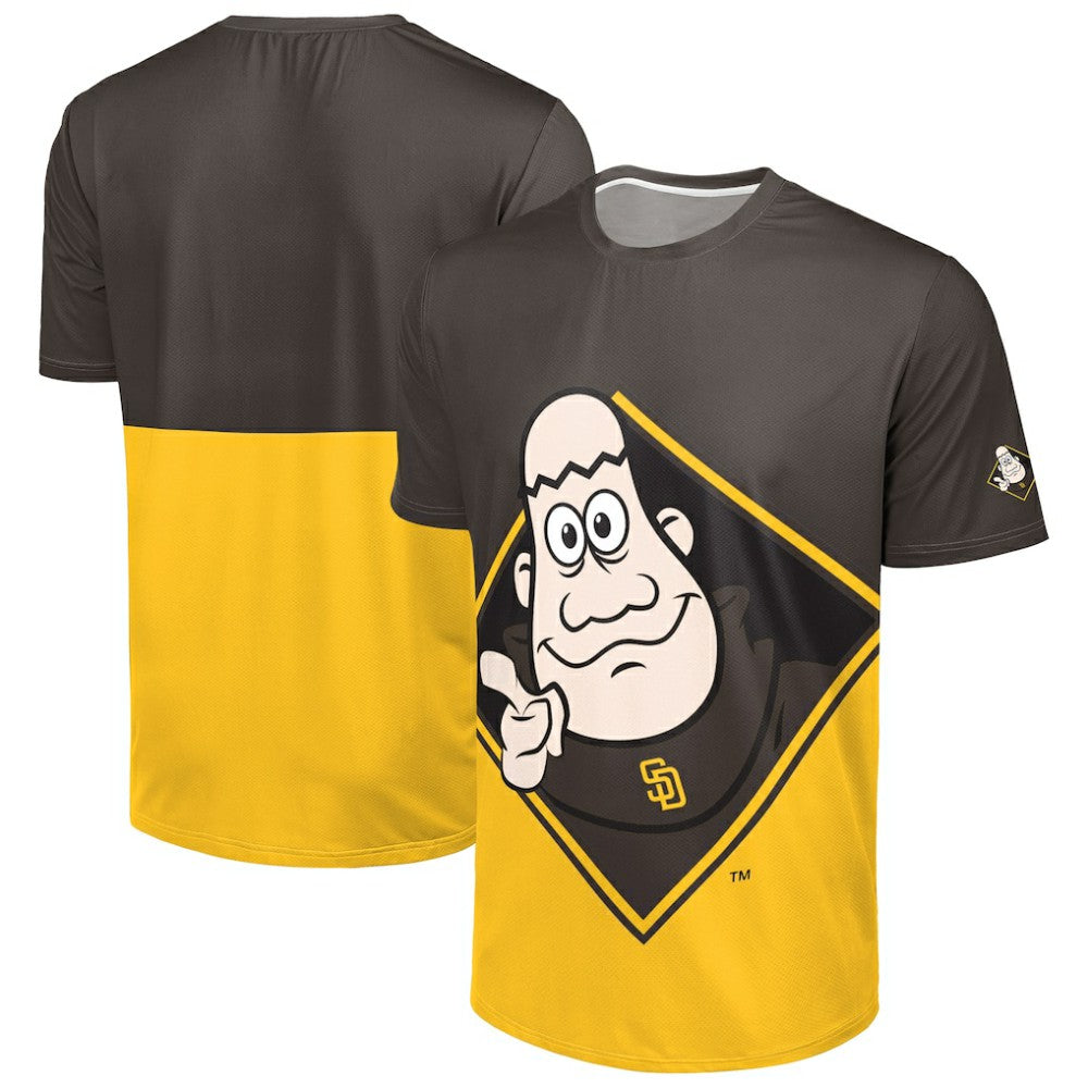 MLB San Diego Padres FOCO Big Logo Mascot T-Shirt