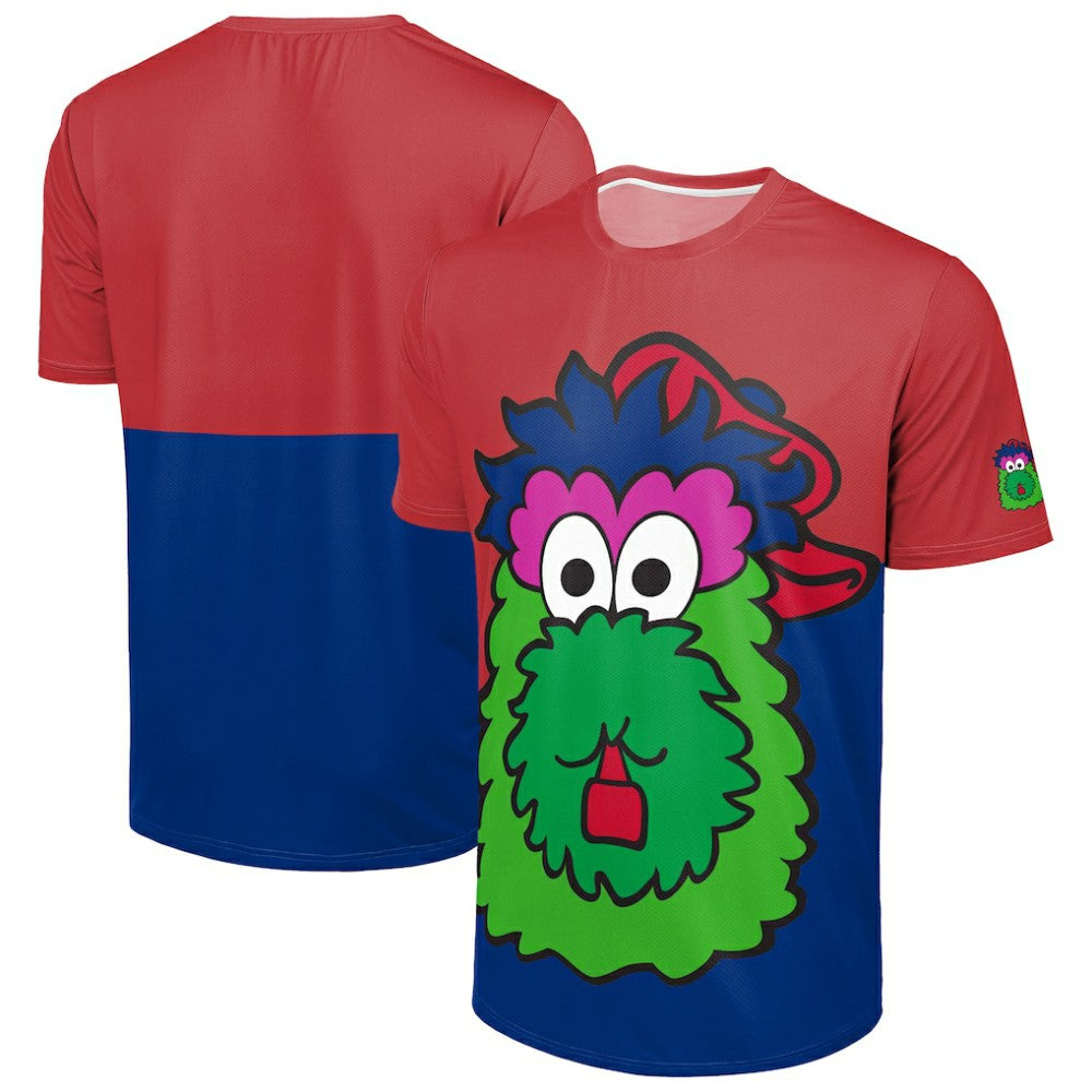 MLB Philadelphia Phillies FOCO Big Logo Mascot T-Shirt