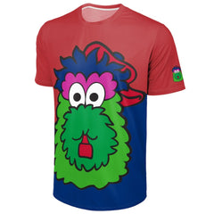 MLB Philadelphia Phillies FOCO Big Logo Mascot T-Shirt