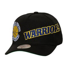 NBA Golden State Warriors Busted Logo Wordmark Wrap-Around Pro Pinch Adjustable Hat sale