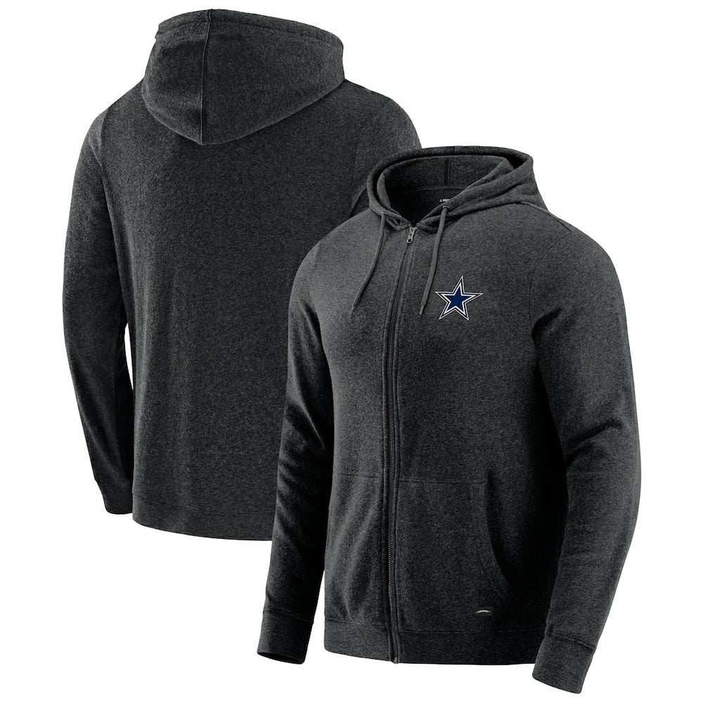 J. Palmer Players Lounge Tri-Blend Full-Zip Hoodie - Dallas Cowboys