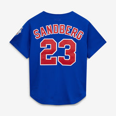 MLB Ryne Sandberg Chicago Cubs Mitchell & Ness Cooperstown Collection 1997 Mesh Batting Practice Button-Up Jersey