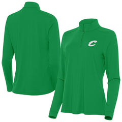 NBA Cleveland Cavaliers Antigua Women's St. Patrick's Day Intent Quarter-Zip Top sale