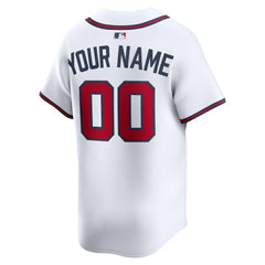 MLB Atlanta Braves Nike Home Limited Custom Jersey