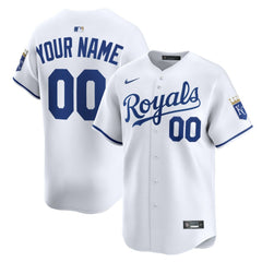 MLB Kansas City Royals Nike Home Limited Custom Jersey