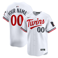 MLB Minnesota Twins Nike Home Limited Custom Jersey