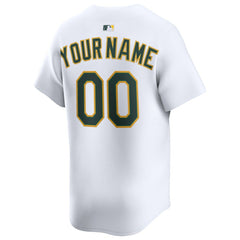 MLB Athletics Nike Home Limited Custom Jersey