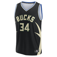 NBA Giannis Antetokounmpo Milwaukee Bucks Fast Break Replica Player Jersey
