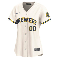 MLB Milwaukee Brewers Nike Women's Home Limited Custom Jersey