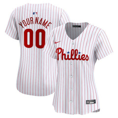MLB Philadelphia Phillies Nike Women's Home Limited Custom Jersey