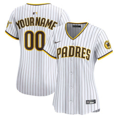 MLB San Diego Padres Nike Women's Home Limited Custom Jersey