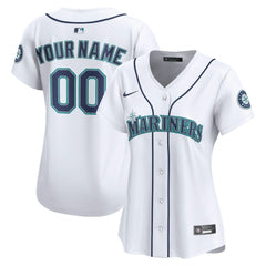 MLB Seattle Mariners Nike Women's Home Limited Custom Jersey