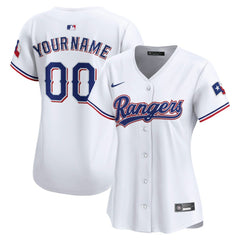 MLB Texas Rangers Nike Women's Home Limited Custom Jersey