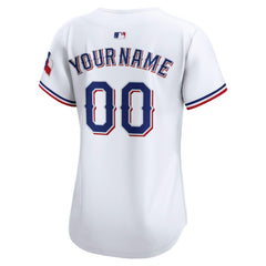 MLB Texas Rangers Nike Women's Home Limited Custom Jersey