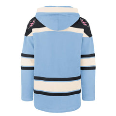 NHL Light Blue Washington Capitals '47 Cherry Blossom Lacer Pullover Hoodie