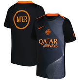 Inter Milan Youth 2025/26 Third Academy Pro Pre-Match Dri-Fit Top - Nike Black
