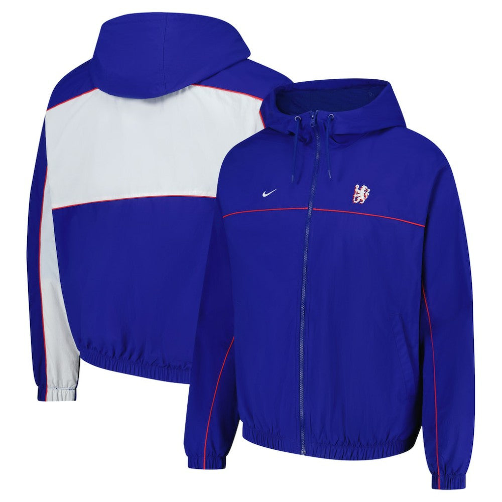Chelsea Club Futura Full-Zip Hoodie Jacket - Nike Blue