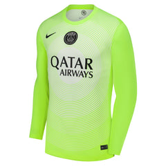 Paris Saint-Germain 2025/26 Third Goalkeeper Replica Long Sleeve Jersey - Nike Neon Green