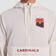 2025 Rivalries Collection Sideline Anorak Half-Zip Hoodie Jacket - Arizona Cardinals