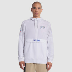 2025 Rivalries Collection Sideline Anorak Half-Zip Hoodie Jacket - Buffalo Bills