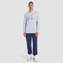 2025 Rivalries Collection Sideline Dri-FIT Long Sleeve Hoodie T-Shirt - Buffalo Bills