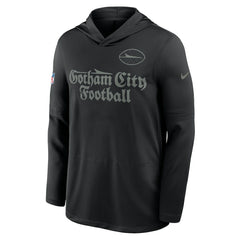 2025 Rivalries Collection Sideline Dri-FIT Long Sleeve Hoodie T-Shirt - New York Jets