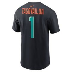 Tua Tagovailoa 2025 Rivalries Collection Player Name & Number T-Shirt - Miami Dolphins