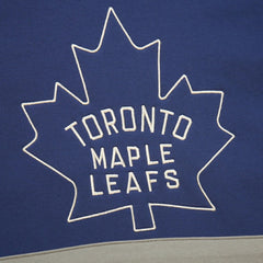 NHL Blue Toronto Maple Leafs Mitchell & Ness Women's Heritage Lace-Up Pullover Sweatshirt