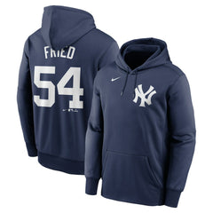 MLB Max Fried New York Yankees Nike Name & Number Pullover Hoodie