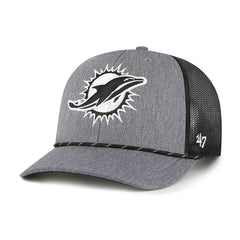 '47 Carbon Rope Trucker Adjustable Hat - Miami Dolphins