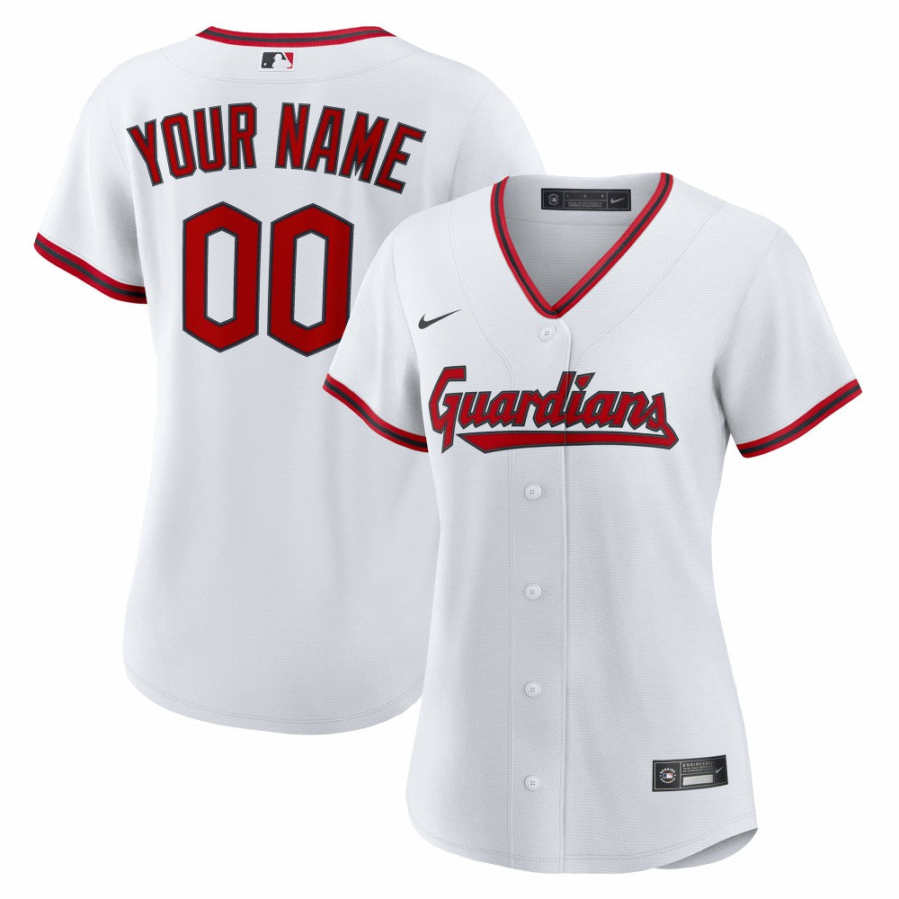 MLB Cleveland Guardians Nike Women's Home Custom Replica 2.0 Jersey
