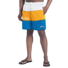 G-III Sports by Carl Banks Sunrise Volley Swim Shorts - Los Angeles Chargers