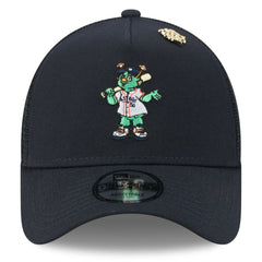 MLB Houston Astros New Era 2025 Big League Chew A-Frame 9FORTY Adjustable Trucker Hat