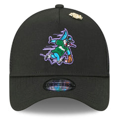 MLB Miami Marlins New Era 2025 Big League Chew A-Frame 9FORTY Adjustable Trucker Hat
