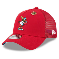 MLB St. Louis Cardinals New Era 2025 Big League Chew A-Frame 9FORTY Adjustable Trucker Hat