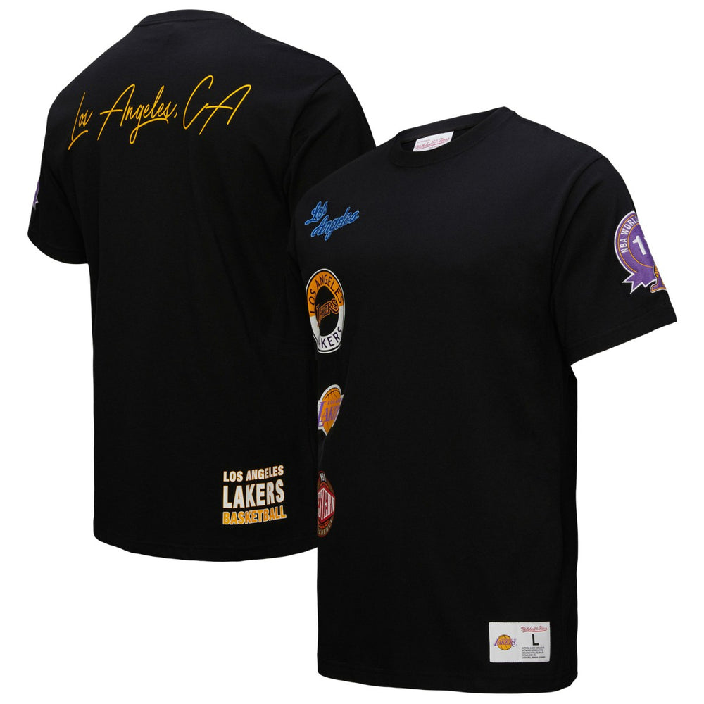 NBA Los Angeles Lakers Black Out Collection Vintage Premium T-Shirt