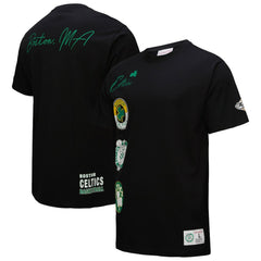 NBA Boston Celtics Black Out Collection Vintage Premium T-Shirt