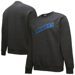 NBA Golden State Warriors Black Out Collection Snow Washed Vintage Logo Pullover Sweatshirt sale