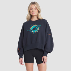Women's 2025 Rivalries Collection Oversized Phoenix Fleece Sweatshirt - Miami Dolphins