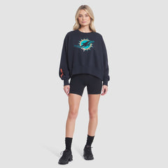 Women's 2025 Rivalries Collection Oversized Phoenix Fleece Sweatshirt - Miami Dolphins