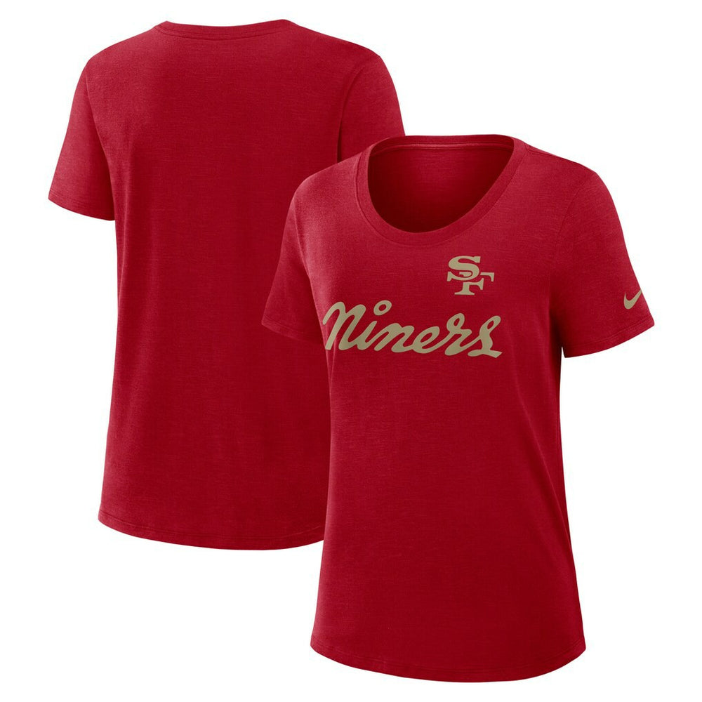 Women's 2025 Rivalries Collection Slub Dri-FIT T-Shirt - San Francisco 49ers