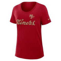 Women's 2025 Rivalries Collection Slub Dri-FIT T-Shirt - San Francisco 49ers