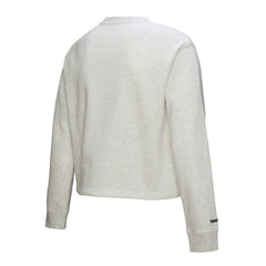 MLB Los Angeles Dodgers Mitchell & Ness Women's Cropped Toggle Pullover Sweatshirt