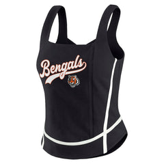WEAR by Erin Andrews Women's Square Neck Tank Top - Cincinnati Bengals