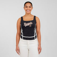 WEAR by Erin Andrews Women's Square Neck Tank Top - Cincinnati Bengals